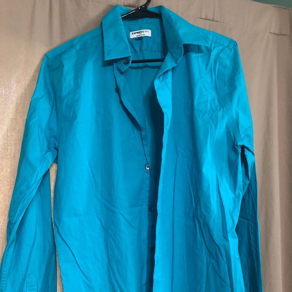 Express 1MX Extra Slim Dress Shirt